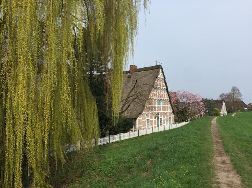 Fewo Blankenese Im Haus Luehegarten Grünendeich Kültér fotó