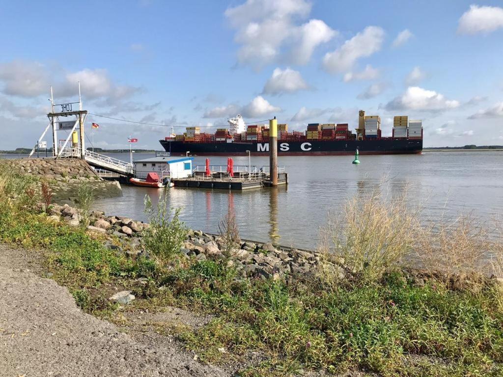 Fewo Blankenese Im Haus Luehegarten Grünendeich Kültér fotó